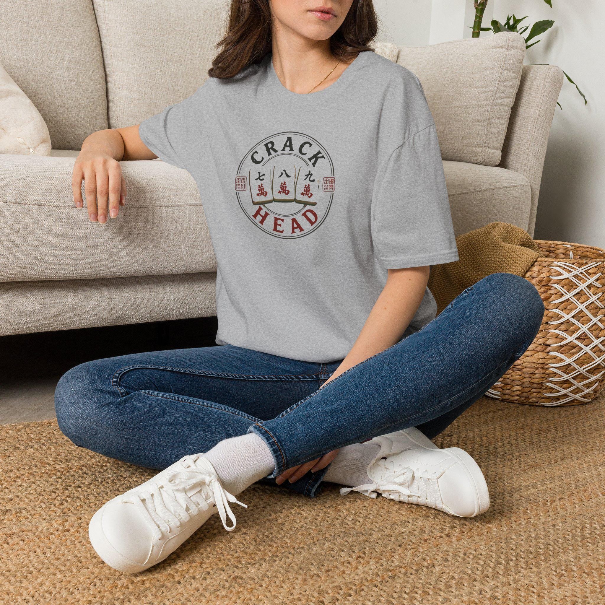 Crack Head Mahjong Tile T-Shirt | Mahjong Tiles Humor