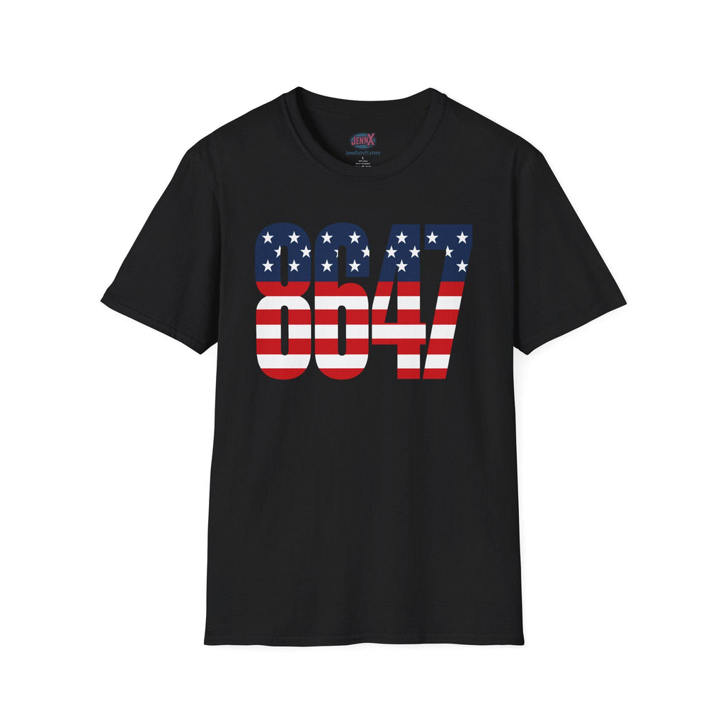 Patriotic 8647 American Flag T-Shirt | Red, White, and Blue I America 250 I 4th of July