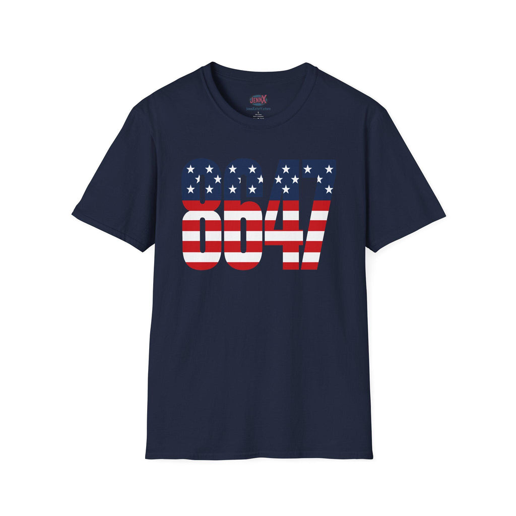 Patriotic 8647 American Flag T-Shirt | Red, White, and Blue I America 250 I 4th of July