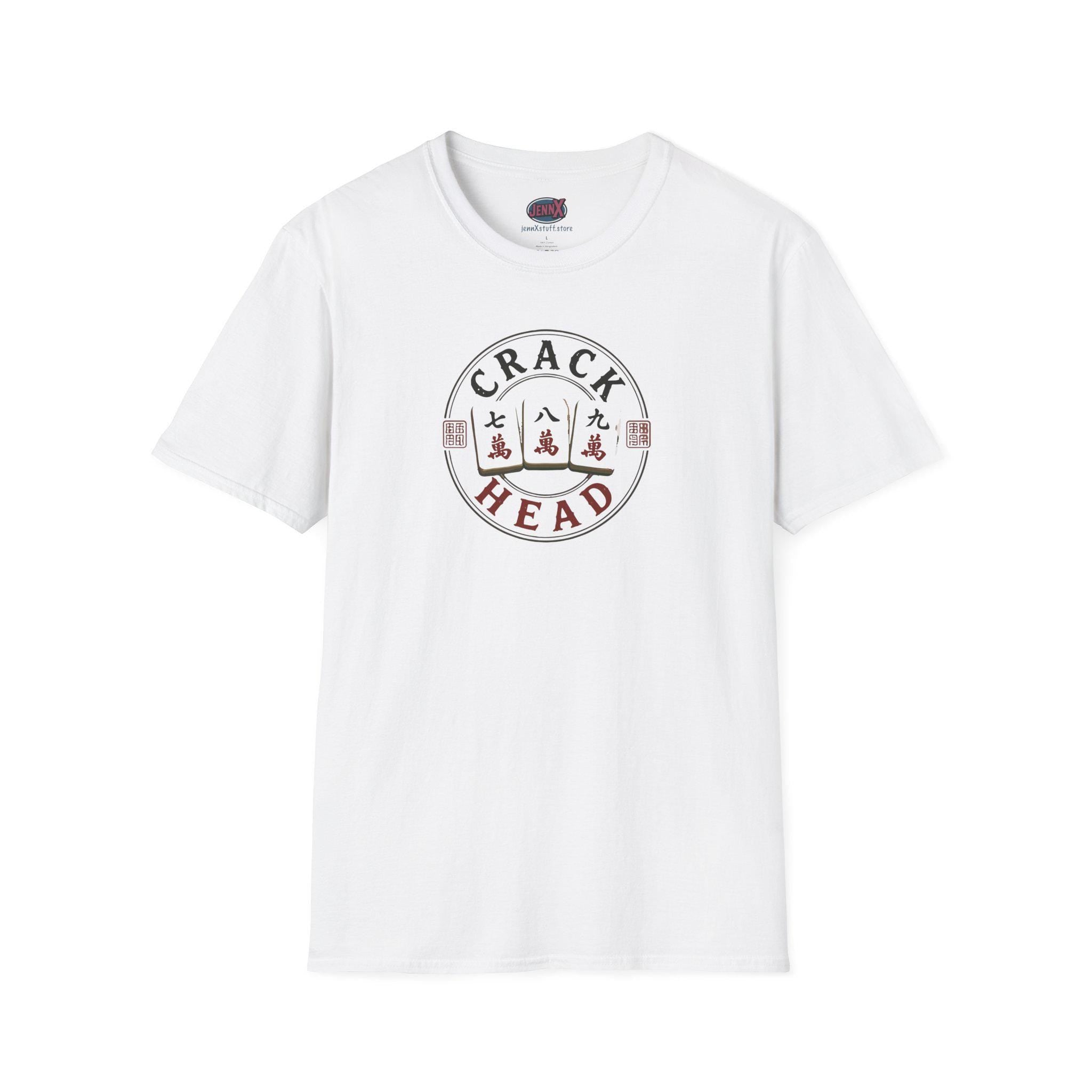 Crack Head Mahjong Tile T-Shirt | Mahjong Tiles Humor