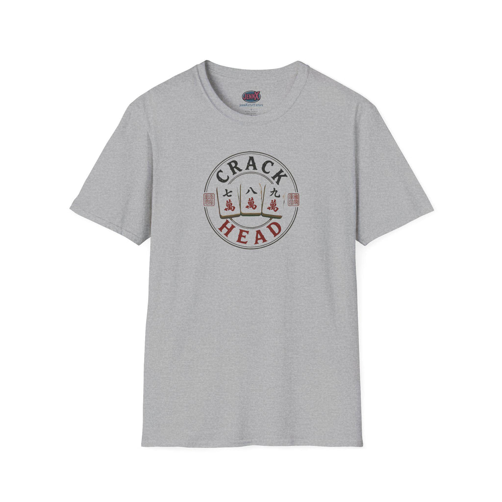 Crack Head Mahjong Tile T-Shirt | Mahjong Tiles Humor