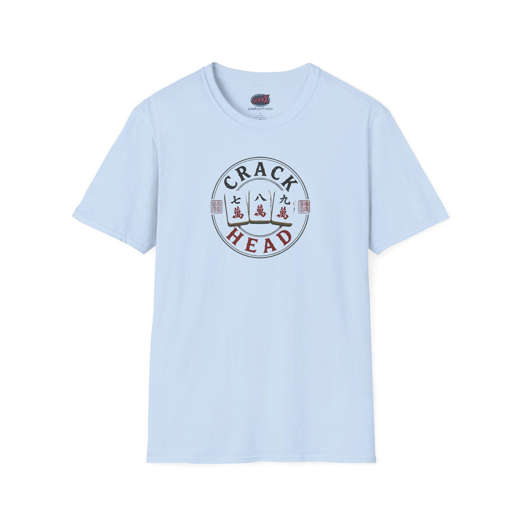 Crack Head Mahjong Tile T-Shirt | Mahjong Tiles Humor