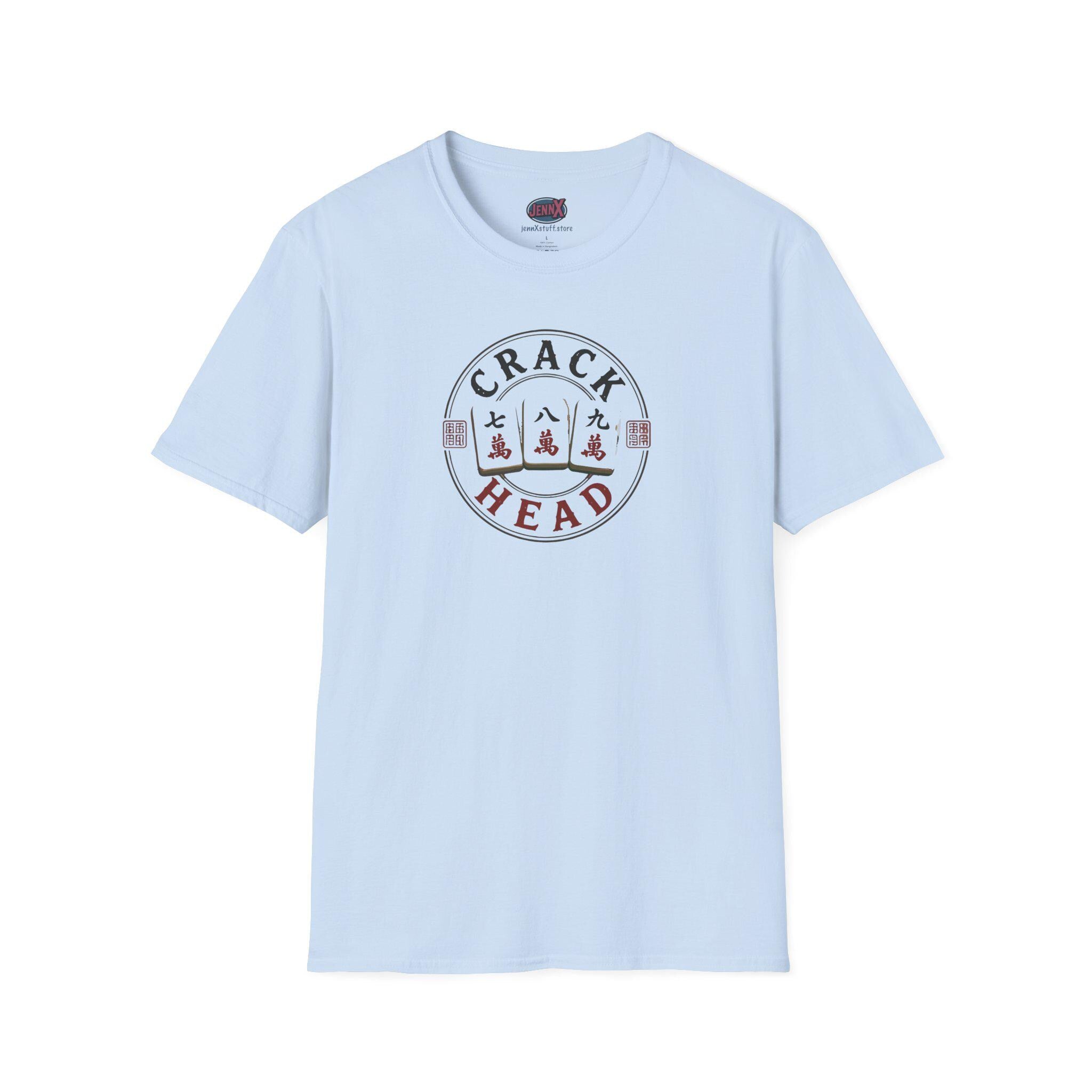 Crack Head Mahjong Tile T-Shirt | Mahjong Tiles Humor