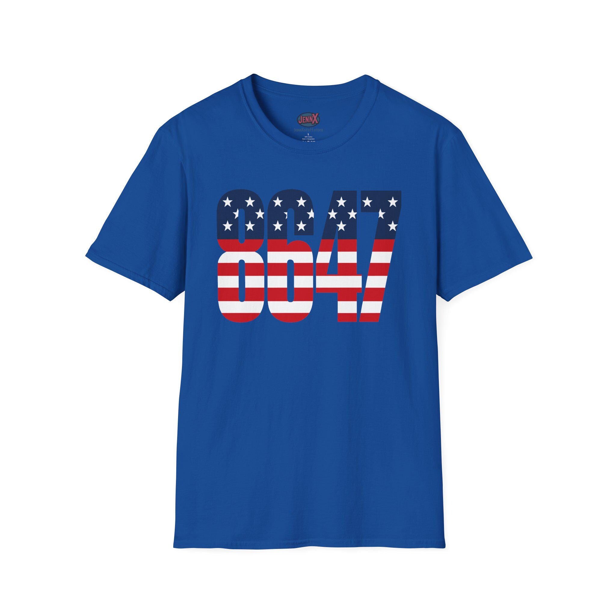 Patriotic 8647 American Flag T-Shirt | Red, White, and Blue I America 250 I 4th of July