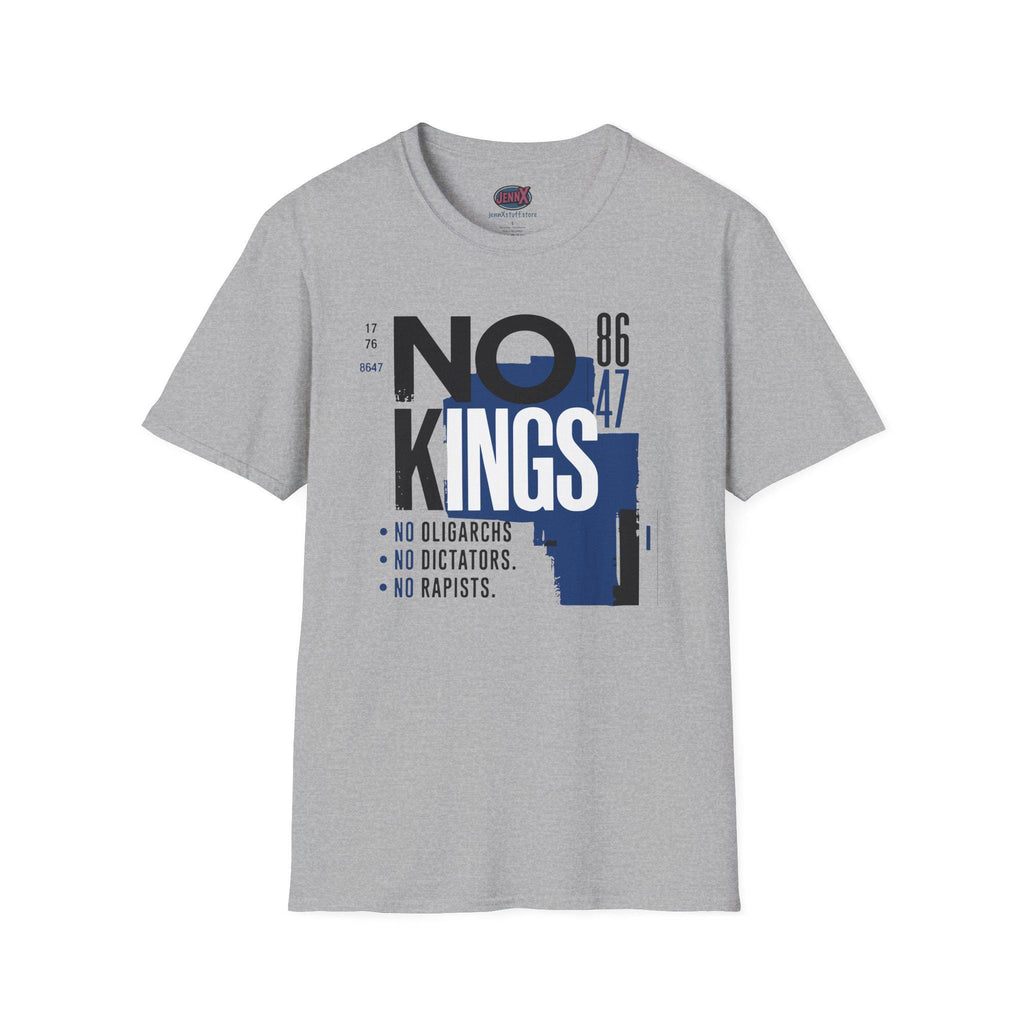NO KINGS Shirt, Anti Trump Protest Shirt, Democracy Matters Tee, Political Resistance Shirt, Anti Authoritarian Graphic Tee, Activist Gift