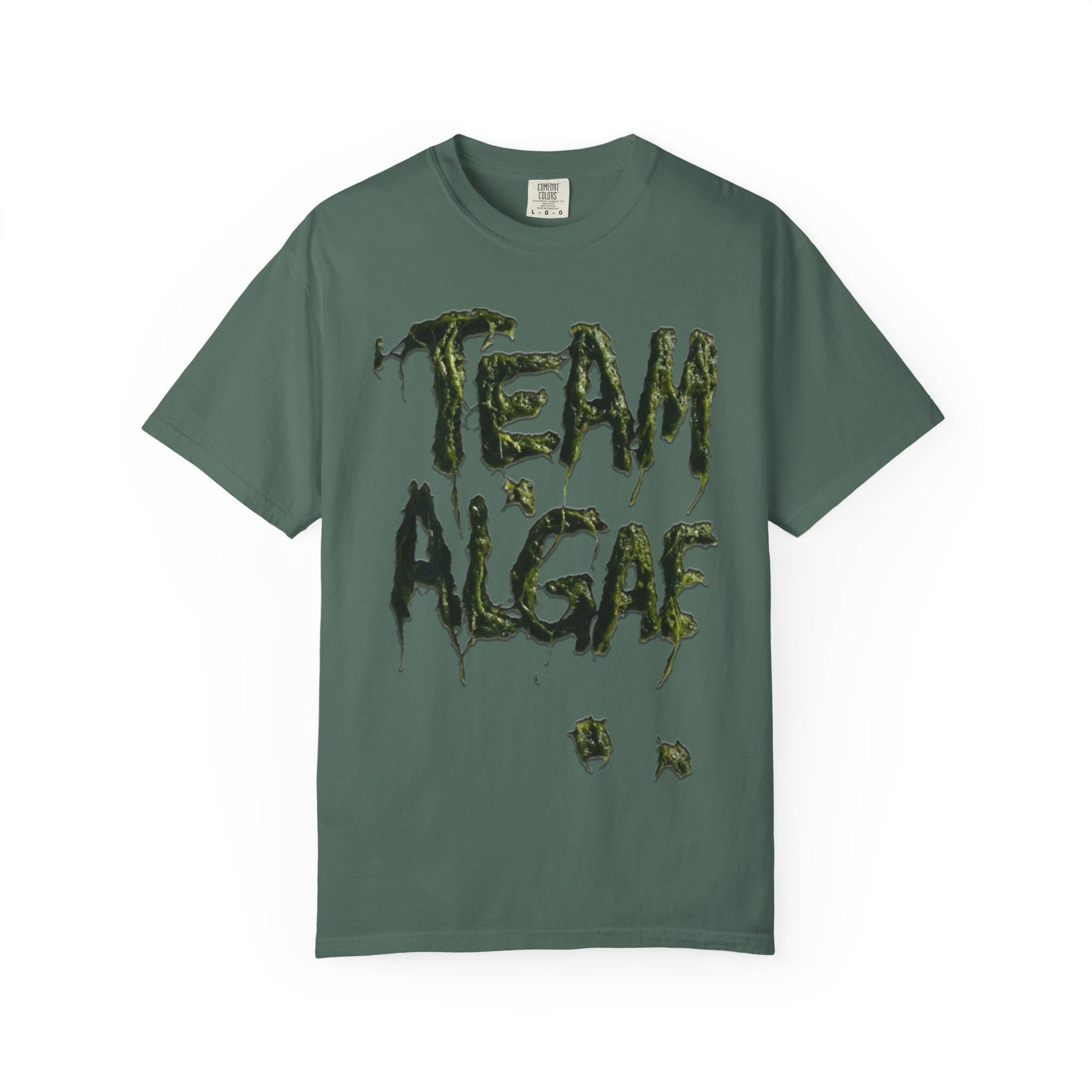 Team Algae T-shirt | Algae Drip Graphic Tee, Nature Inspired