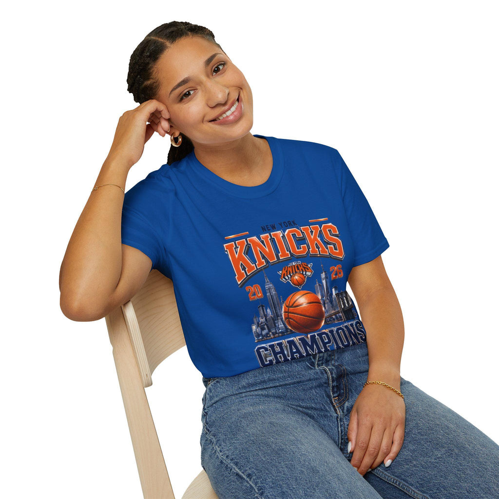 New York Knicks 2026 Champions T-Shirt | NYC City Skyline
