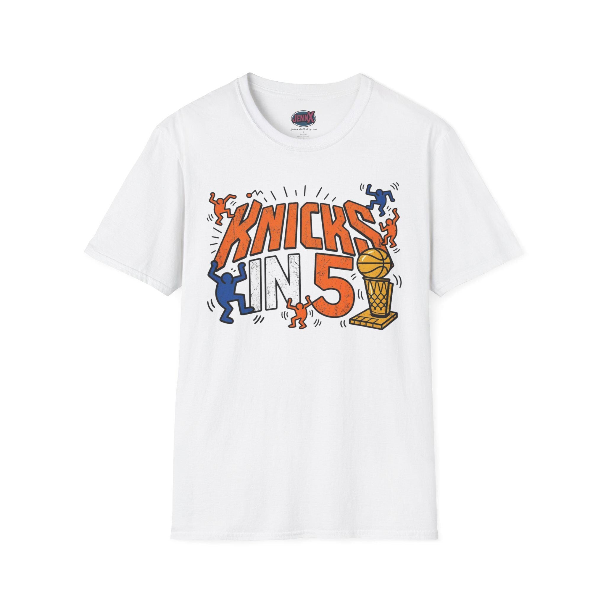 Knicks in 5 T-Shirt | New York Basketball Champions Tee