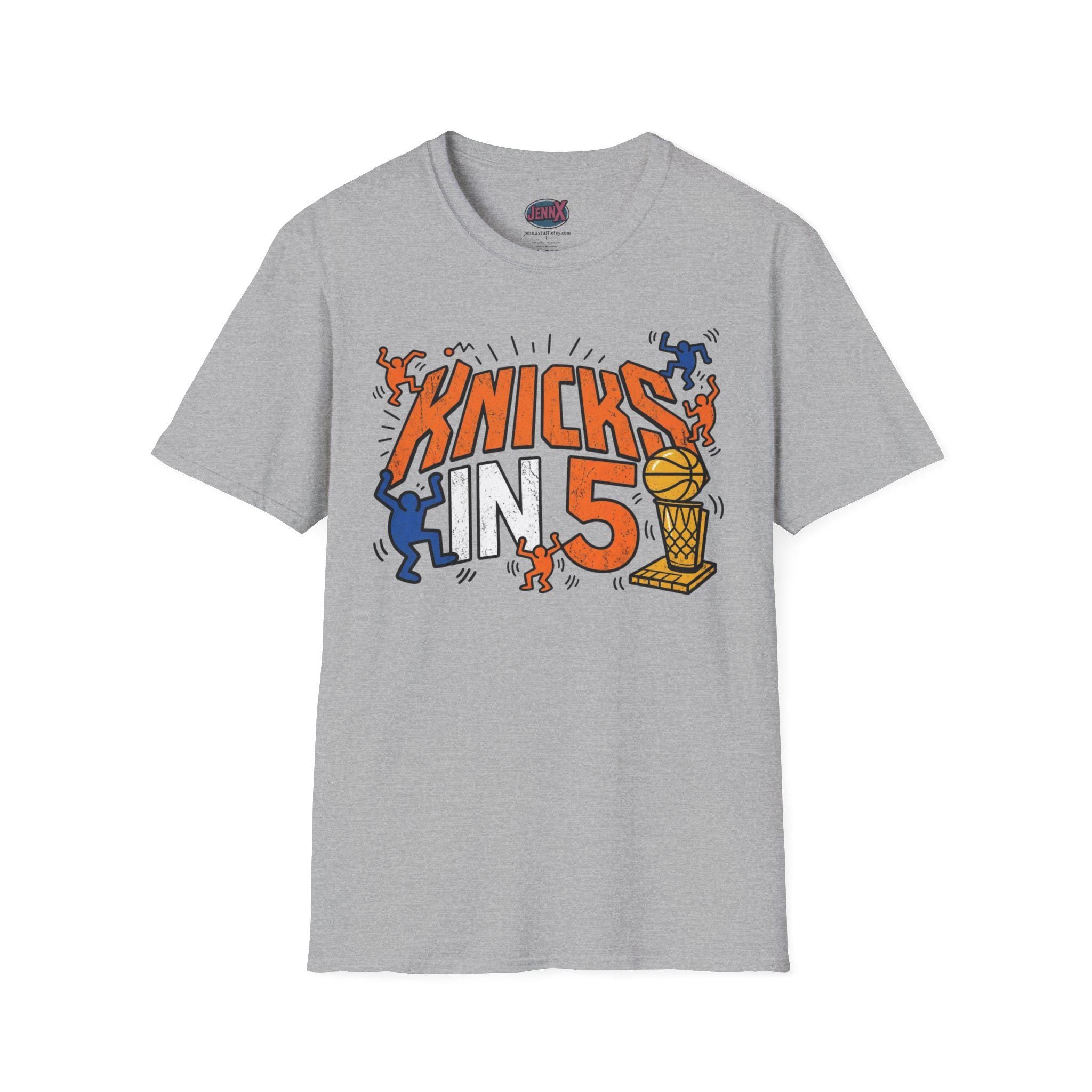 Knicks in 5 T-Shirt | New York Basketball Champions Tee